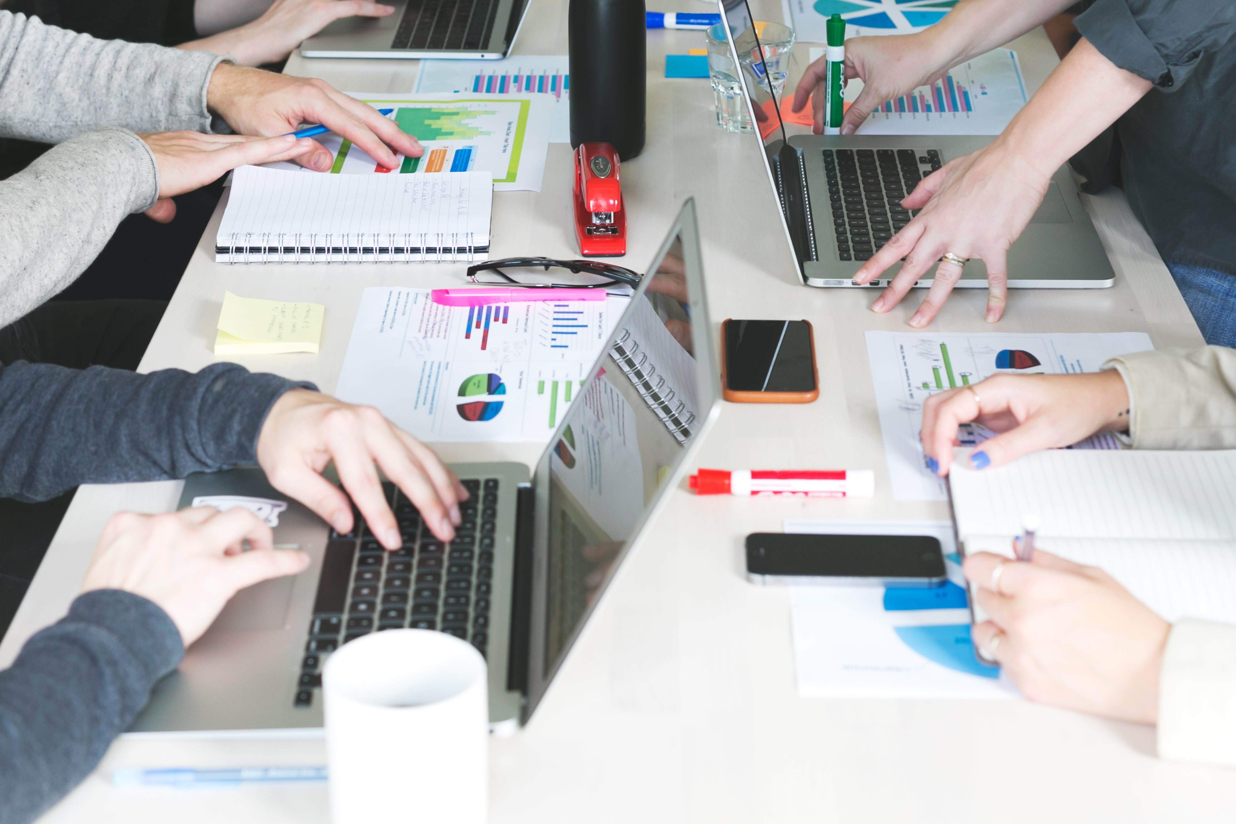 [background image] image of busy office environment (for an hr tech)